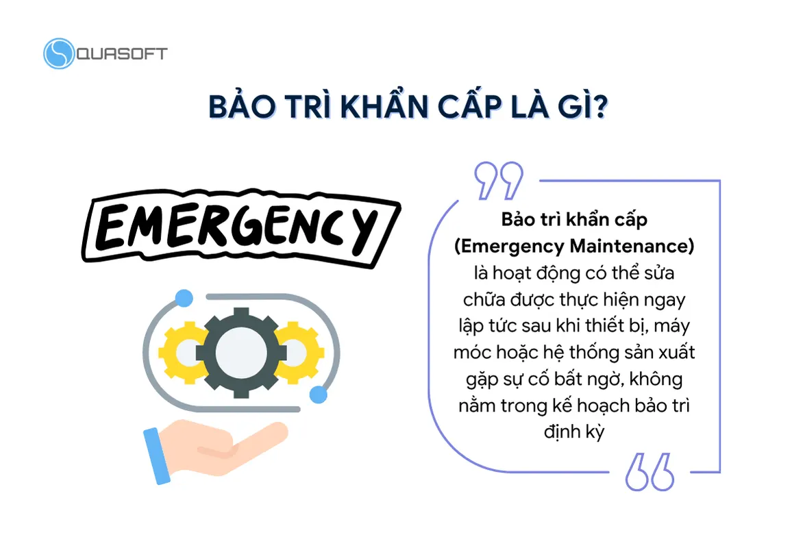 Bảo trì khẩn cấp là gì?
